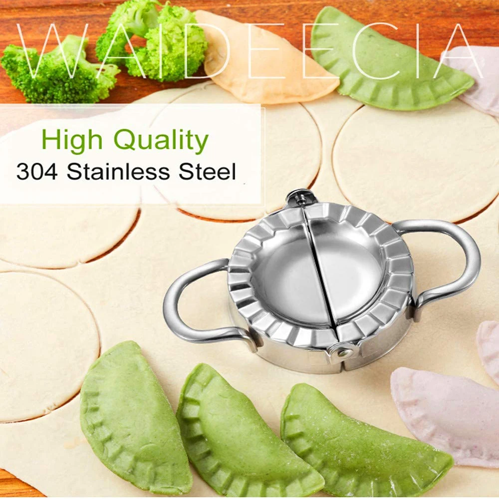 Molde de bolinho de aço inoxid - Gyoza Dumpling Maker avaliação e preço